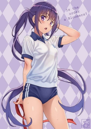 [ごちうさ][エロ画像]リゼの汗で湿った体操服を匂ったよ～♪