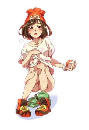 [ポケモン][エロ画像]ミヅキの短パンをズリ下げたよ～♪