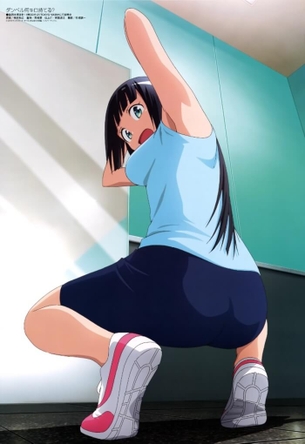 [ダンベル何キロ持てる?][エロ画像]奏流院朱美の脇を露骨に匂ったよ♪