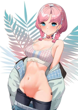 [アークナイツ][エロ画像]アズリウスの乳首をリップ音を立てて舐めたよ♪