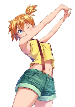 [ポケモン][エロ画像]カスミの処女膜付きの肉壺にペニスを滞在させたよ♪