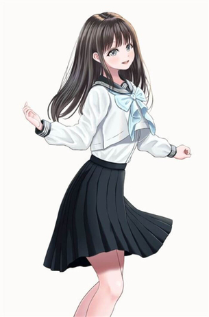 [明日ちゃんのセーラー服][エロ画像]明日小路の足裏をガチで匂ったよ～♪