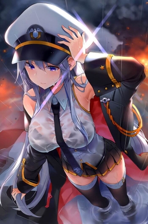 [アズレン][エロ画像]エンタープライズの湿ったワイシャツをフェチったよ♪