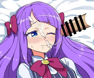[プリキュア][エロ画像]キュアセレーネ(香久矢まどか)に優しく顔射したよ～♪