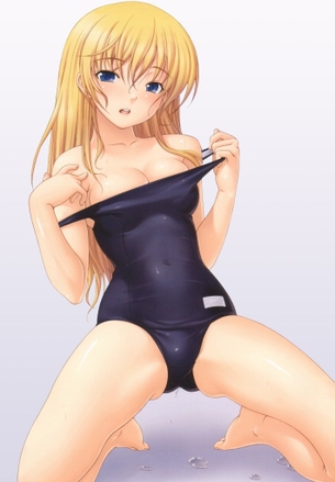 【虹画像】スク水や競泳水着の女の子の画像集 part9