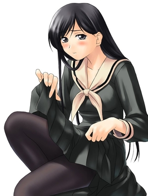 【虹画像】黒タイツ女子校生の画像集 part2