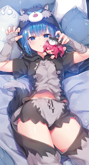 【非・微エロ】水曜日の青髪美少女画像まとめ　その１３２