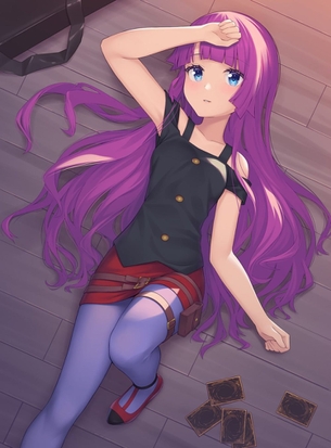 【非・微エロ】日曜日の紫髪美少女画像まとめ　その１３２