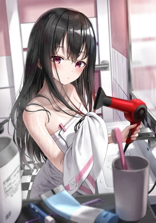 【非・微エロ】月曜日の黒髪美少女画像まとめ　その１３５