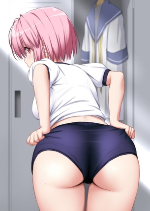 【画像】体操服ブルマ着てのプレイって、めっちゃエロいよな