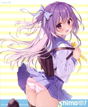 【非・微エロ】日曜日の紫髪美少女画像まとめ　その１３５
