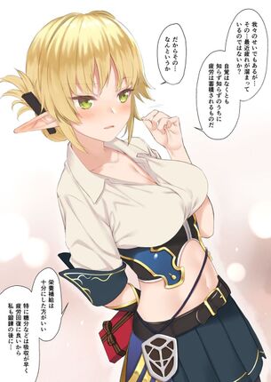 エルフの二次元エロ画像。