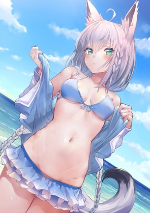 【非・微エロ】夏バテ知らずの水着美少女画像特集 その１９
