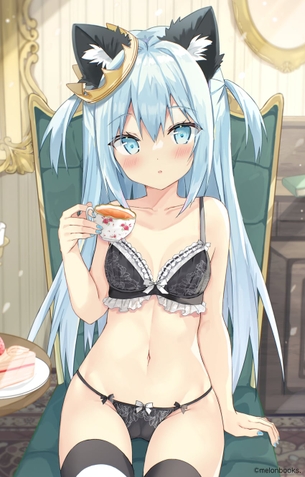 【非・微エロ】水曜日の青髪美少女画像まとめ　その１８３
