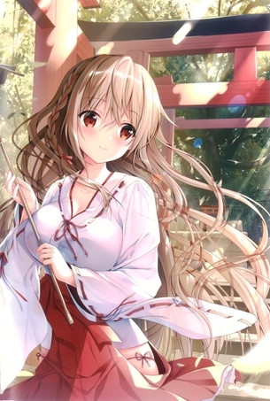 【非・微エロ】憧れの巫女装束を着た女の子の画像まとめ その５