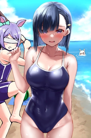 【スク水】ガキでも性的興奮を感じてしまうスク水女子の画像貼ってけ その23