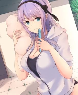 【二次元】スク水姿の美少女達のエロ画像 Part.12 50枚