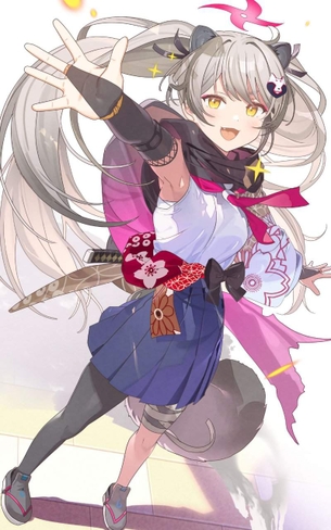 ブルーアーカイブの可愛い二次元画像。