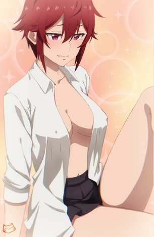 【２次】半脱ぎになってる女の子のエロ画像その６８