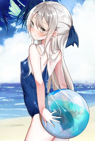 【２次】 スク水姿の可愛い女の子のエロ画像その２０