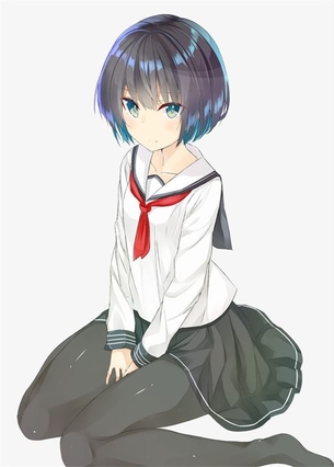 【制服】制服美少女の二次元エロ画像＆イラスト Part48