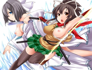 【閃乱カグラ】飛鳥のがっつりむしゃぶりつきたいおっぱいエロ画像で即抜き！