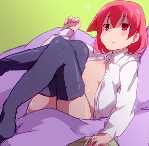 【エロ画像】咲-Saki-のエロコスプレの参考にしたくなる宮永照のキャラクター画像