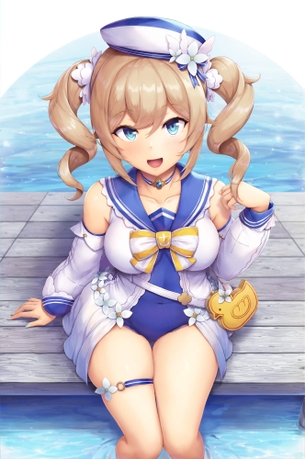 快楽に堕ちそうになってるアヘ顔のバーバラ抜けるエロ画像！【原神】