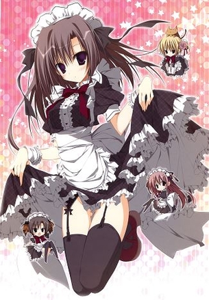 【メイド】みんな大好きメイドさんの二次元エロ画像＆イラスト Part48