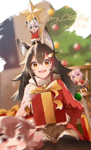 【キャラ】ホロライブゲーマーズ(大神ミオ/白上フブキ/猫又おかゆ/戌神ころね) 画像まとめ