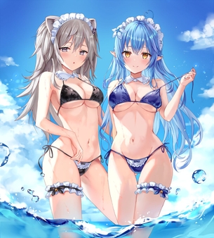【二次】ビキニメイドのエッチな画像2