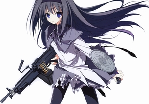【二次】黒タイツ可愛い暁美ほむらちゃんの画像