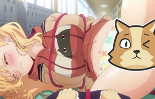 アニメ『犬になったら好きな人に拾われた。』9話で女の子がスカートを脱いでパンツ丸見え！