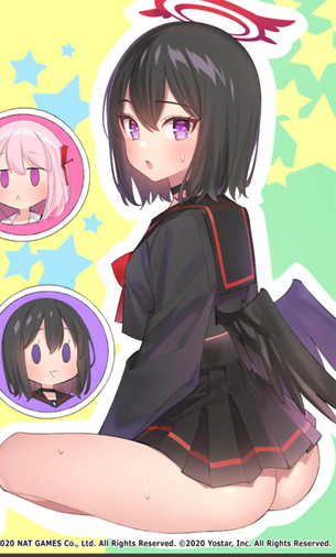【画像】大人気ソシャゲの女の子、お尻丸見えの意味ないスカートを履いてしまう