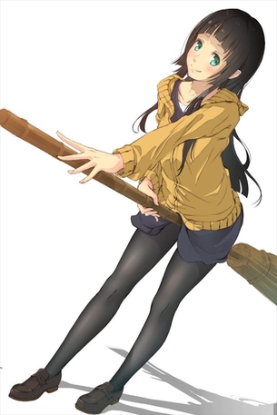 木幡真琴の悩殺必死のセクシーポーズのエロ画像！【ふらいんぐうぃっち】