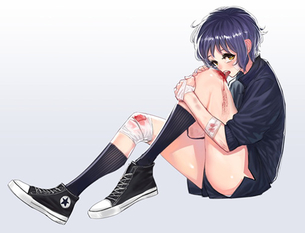 怪我してる女の子に興奮するんだが変態かもしれないｗ