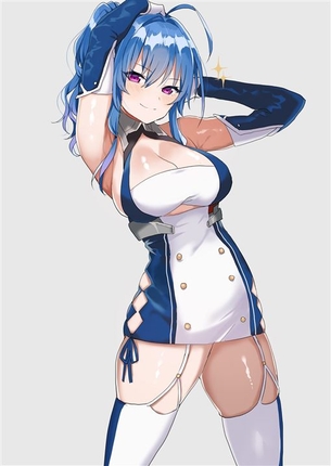 【青髪】青髪の美少女の二次元エロ画像＆イラスト Part01