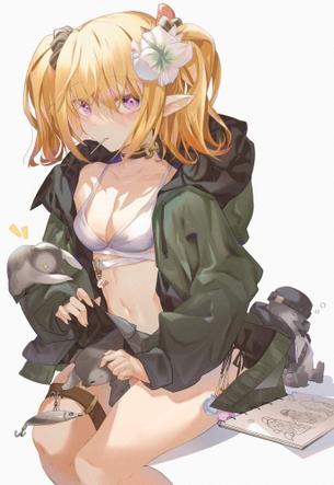 クロエの悩殺必死のセクシーポーズのエロ画像！【プリンセスコネクト！】