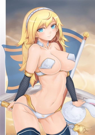 【金髪】可愛い金髪の女の子の二次元エロ画像＆イラスト Part54