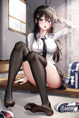 【非・微エロ】月曜日の黒髪美少女画像まとめ　その１１９