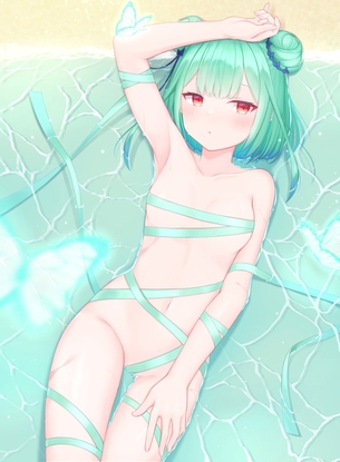 【非・微エロ】木曜日の緑髪美少女画像まとめ　その１１６