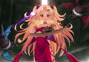 【VTuber】赤月ゆにのエロ画像：イラスト