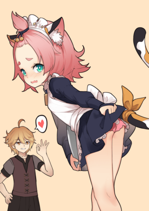 【原神】ディオナちゃんのエロ画像：イラスト