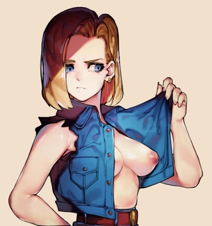 【ドラゴンボール】18号のエロ画像：イラスト その８