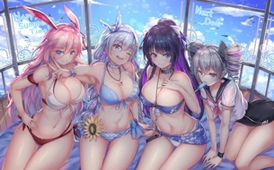 【崩壊3rd】八重桜のエロ画像：イラスト