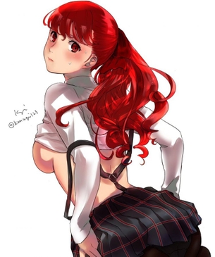【ペルソナ５ザ・ロイヤル】芳澤かすみちゃんのエロ画像：イラスト その４