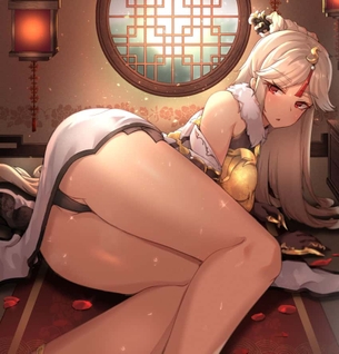 【原神】凝光（ギョウコウ)ちゃんのエロ画像：イラスト その３