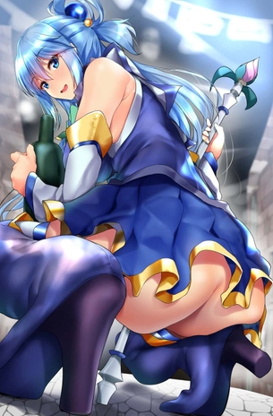 【このすば】駄女神アクアのエロ画像：イラスト その８