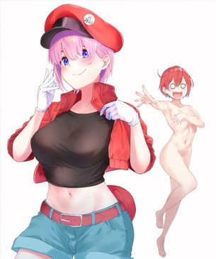 【はたらく細胞BLACK】赤血球さんのエロ画像：イラスト