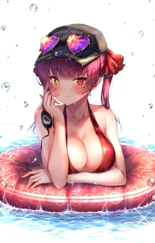 【VTuber】宝鐘マリン(ホロライブ)のエロ画像：イラスト その４